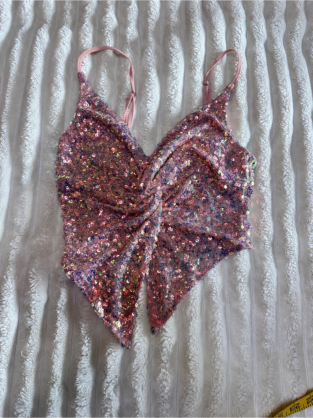 Sexy sequin tank top